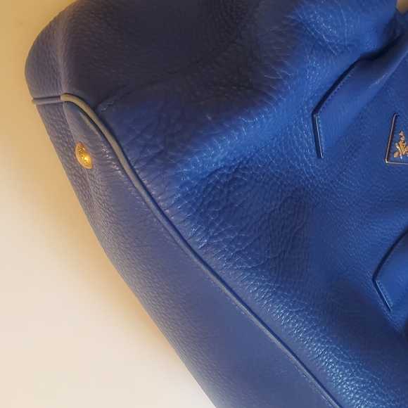 Prada vitello 2way blue bag - Picture 11 of 13
